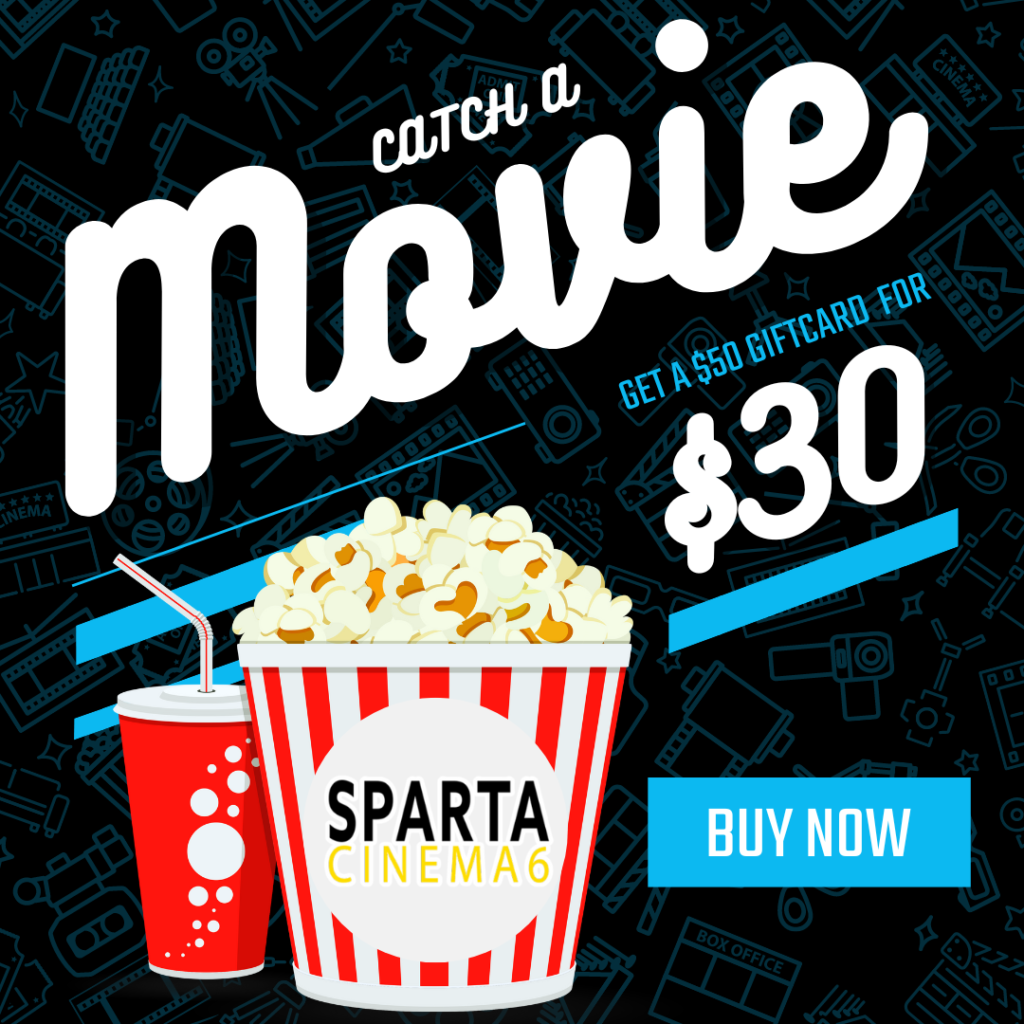 Sparta Cinema 6 Gift Cards For Sale